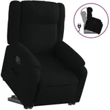 vidaXL Relaxsessel mit Aufstehhilfe Polyester 50 x 99 x 50 cm Schwarz elektrisch