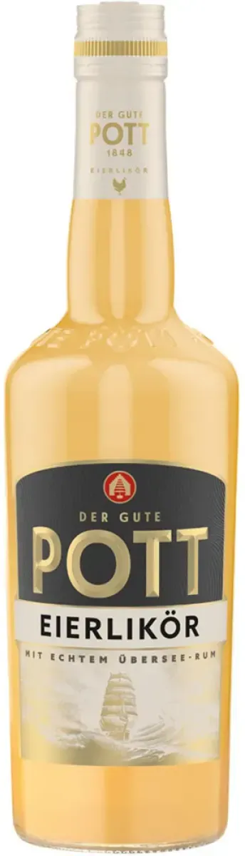 Pott Eierlikör mit Übersee-Rum 16% vol. 0,35 l