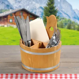 KESPER Besteckbehälter Kiefer 17 x 20 cm braun