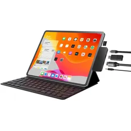 Exsys EX-1222HM 5in1 USB-C Mini Dock (USB-C, 5 Ports), Dockingstation + USB Hub, Grau