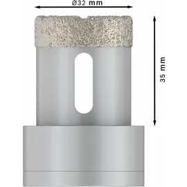 Bosch Diamanttrockenbohrer X-LOCK Ø 32 mm