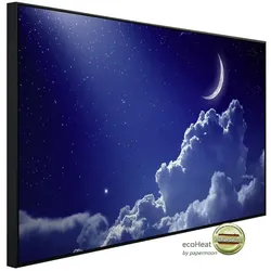 papermoon Infrarotheizung »EcoHeat - Nachthimmel mit Mond«, Matt-Effekt - bunt