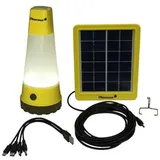 Phaesun 350115 Solar Lightkit Sun Shine Solar-Tischlampe LED 1.2 W, 1W Gelb, Schwarz