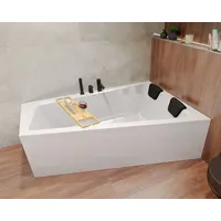 Besco BADLAND Eckbadewanne Rechteck Badewanne INTIMAS RECHTS 150x85 mit