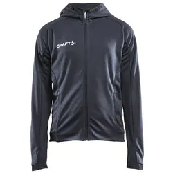 CRAFT Evolve Kapuzen-Trainingsjacke Kinder 995000 - asphalt 122/128
