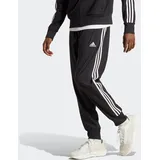 Adidas AEROREADY ESSENTIALS 3STREIFEN Trainingshose Herren in black-white, Größe 4XL / schwarz