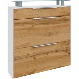 borchardt Möbel Oliva 89 x 96 x 24 cm hängend / weiß matt