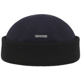 Stetson Strickmütze Docker Cap mit Fleece-Futter aus Wolle und Kaschmir blau 57/M