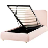 Beliani Blagnac 90 x 200 cm Rosa