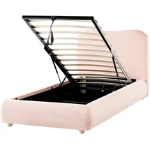 Beliani Blagnac 90 x 200 cm Rosa