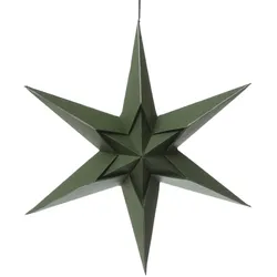 Weihnachtsstern Papierstern  Luna Dekostern 6-zackig D: 30cm grün