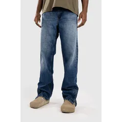 Urban Classics Heavy Ounce Straight Fit Zipped Jeans new midblue washed Gr. 32
