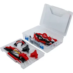BGS Messkabel- und Prüfspitzen-Zubehör-Sortiment | für Multimeter | 15-tlg.