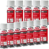 Alfa Lackspray 400 ml für Innen und Außen - Sprühlack zum Lackieren und Dekorieren, hohe Deckkraft Farbspray, Sprühdose, Made in Germany (1, RAL 7035 Lichtgrau Hochglanz)