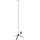 Grundig Stehlampe 120 cm 1 2,5x2,5x120 cm Schwarz