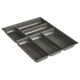 Nobilia Besteckeinsatz 45x4,9x50 cm Kunststoff grau