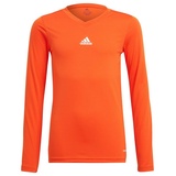 Adidas Team Base Shirt Longsleeve Kinder - orange 128