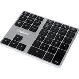 Logilink Keypad mit 35 Tasten, Aluminium, space grey, Bluetooth (ID0187)