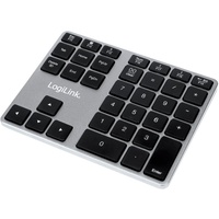Logilink Keypad mit 35 Tasten, Aluminium space grey, Bluetooth ID0187