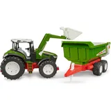Bruder ROADMAX Traktor mit Frontlader und Kippanhänger