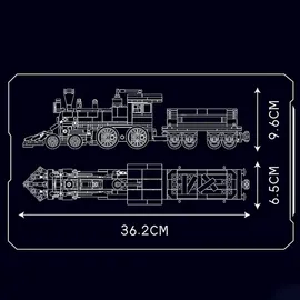 Mould King Remote Control General Lokomotive 12030