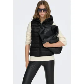 Only Steppweste »ONLNEWTAHOE HOOD WAISTCOAT«, Gr. XL, schwarz, , 77133246-XL