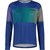 Shimano MYOKO Long Sleeve Jersey Warm Printed mirror navy