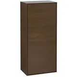Villeroy & Boch V&B Seitenschrank Wandbeleuchtung Finion 41,8x93,6x27cm, Anschl re, Walnut veneer