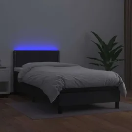 vidaXL Boxspringbett 100 x 200 cm Schwarz