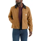 CARHARTT Duck Detroit Rugged Flex Detroit, Textiljacke - Hellbraun/Schwarz - L