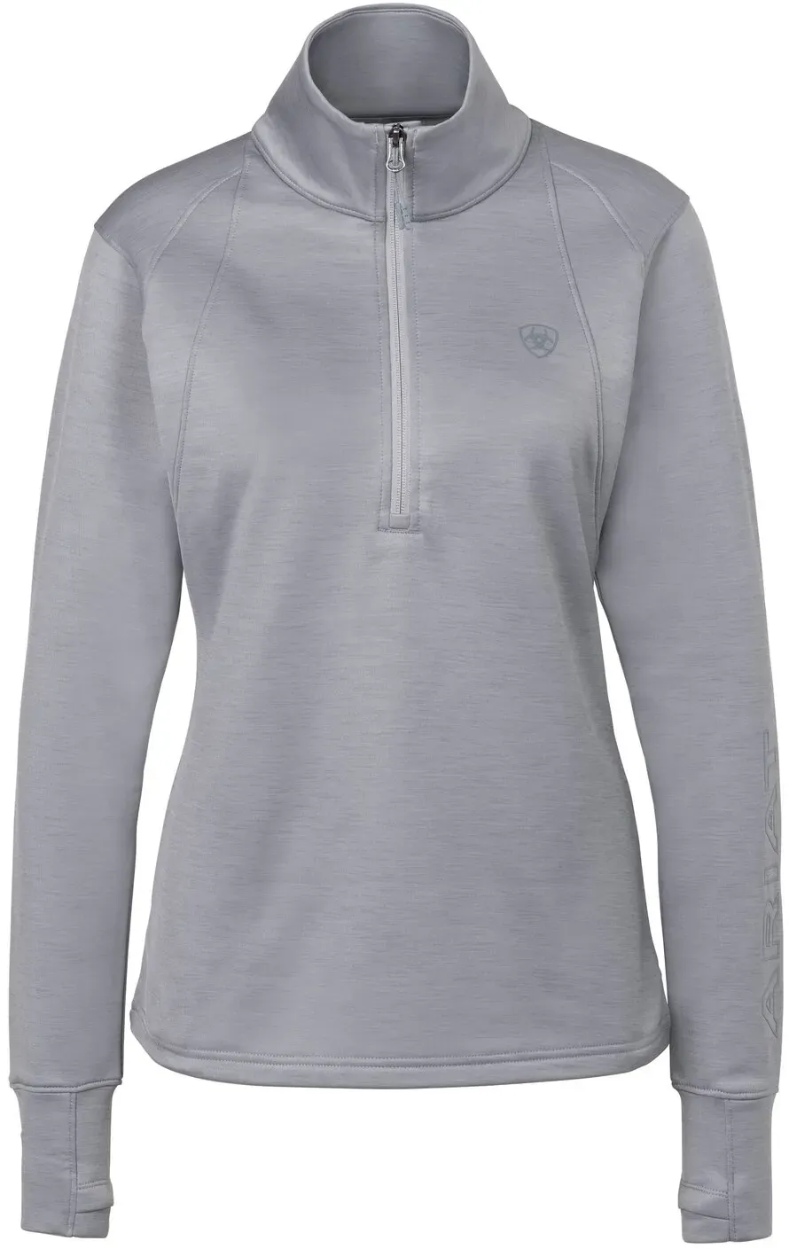 ARIAT Sweatshirt Team EQ 1/2 Zip alloy heather L