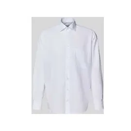 Eterna Comfort Fit Businesshemd aus Popeline, Weiss, 45