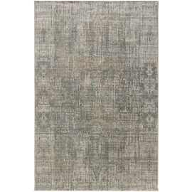 benuta Nest Teppich Henry - Kunstfaser - Rechteckig & im Style: Abstrakt - Pflegeleicht für Wohnzimmer Schlafzimmer | Hellgrau 160x230 cm