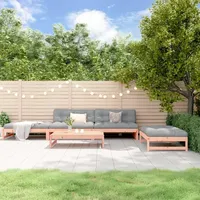 vidaXL Garten-Lounge-Set 5-tlg. Massivholz Douglasie braun