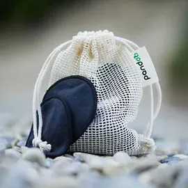 pandoo Abschminkpads waschbar 1-lagig schwarz, 10 St.