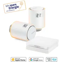 Netatmo Raumthermostat "Smarte Heizkörperthermostate Starterpaket", Raumthermostate, weiß