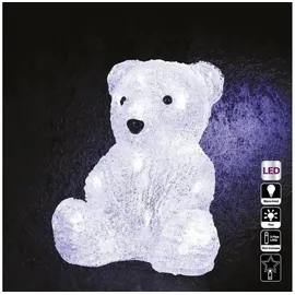 Fééric Lights and Christmas LED Figur Bär Acryl 16 LED onesize weiß/transparent