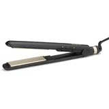 Babyliss ST089E Glättplatte mit Keramikbeschichtung, Multi-Spannung, hitzebeständige Matte, 2 Temperaturen, Schwarz