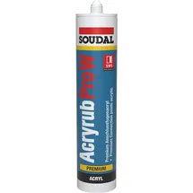 SOUDAL Acryrub Pro-W Dichtstoff 310 ml schwarz