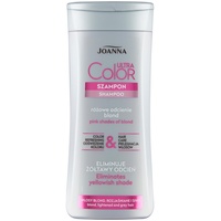 Joanna Ultra Color Shampoo für Rosa Blond-Töne - Stärkendes Revitalisierendes Haar-Shampoo - Neutralisiert gelblichen Farbton - 200 ml
