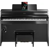 Roland HP704 polished ebony