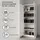 home collective Kleiderschrank Mehrzweckschrank 74 x 180 x 0 cm Weiß
