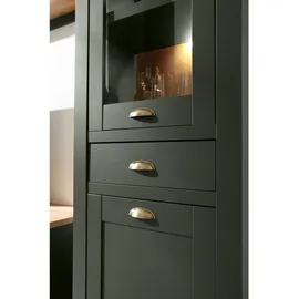 furn.design Vitrine Norwich 68 x 45 x 207 cm Grün