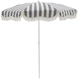 JAN KURTZ Sonnenschirm Retro weiß/taupe