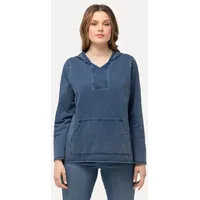 Ulla Popken Hoodie in nachtblau | Gr.: 50-52