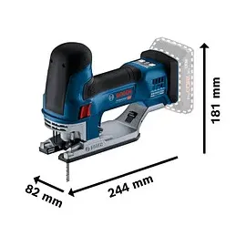 Bosch Akku-Stichsäge GST 18V-155 SC mit L-BOXX