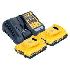 DeWalt DCH 273 D2 Akku Kombihammer 18V 2,1J SDS-Plus + 2x Akku 2,0Ah + Ladegerät + TSTAK