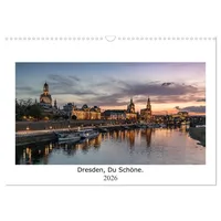 Calvendo Dresden, Du Schöne. (Wandkalender 2026 DIN A3 quer),