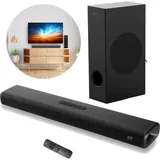 Mozo Soundbar Mozos MOZOS THEATER sounbard 2.1 bluetooth (160 W, 2.1 Kanal), Soundbar