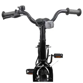 vidaXL Kinderfahrrad 18 Zoll schwarz